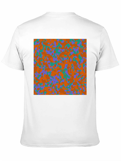 Camouflage Pattern Black T-Shirt
