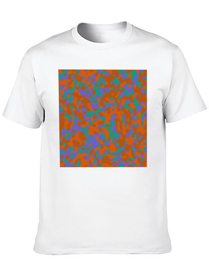 Camouflage Pattern Black T-Shirt