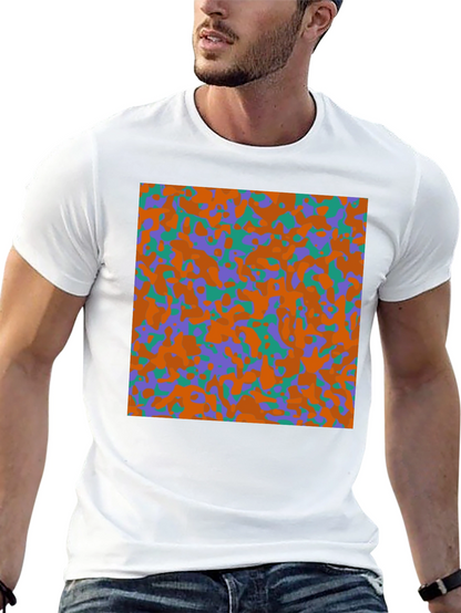 Camouflage Pattern Black T-Shirt