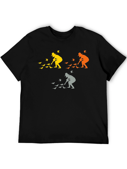 Bird Feeder Graphic T-Shirt