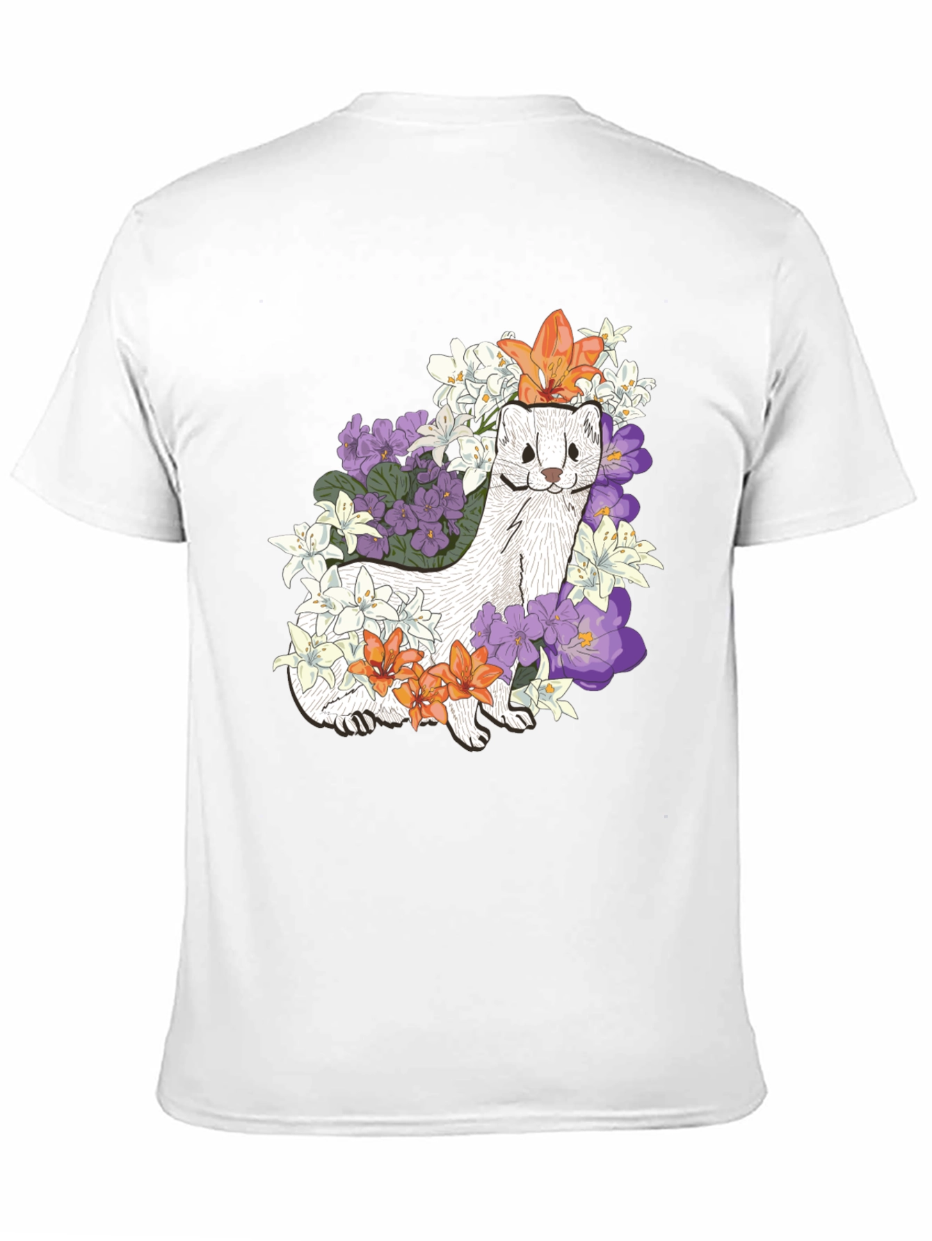 Floral Ferret Graphic Tee
