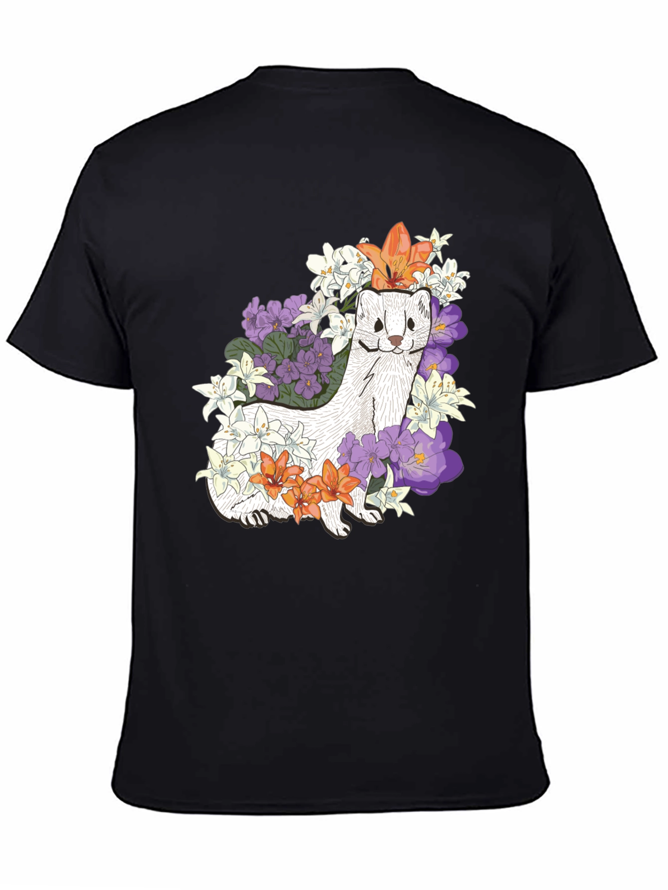 Floral Ferret Graphic Tee