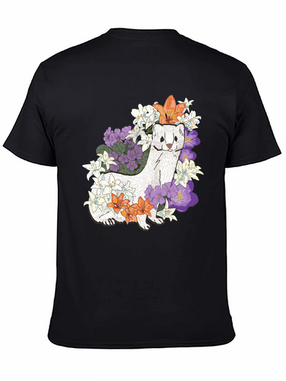 Floral Ferret Graphic Tee