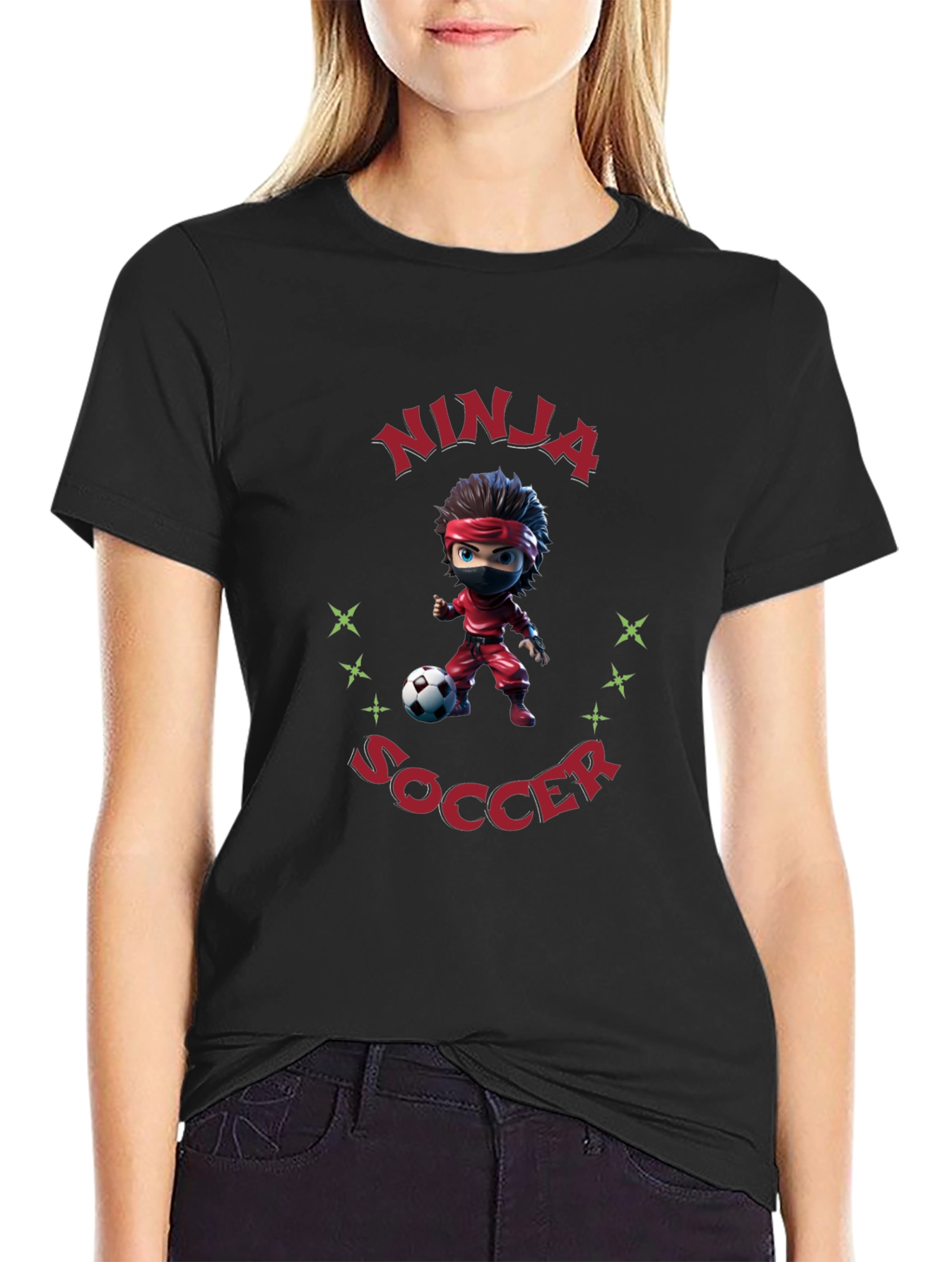 Ninja Soccer Graphic Tee