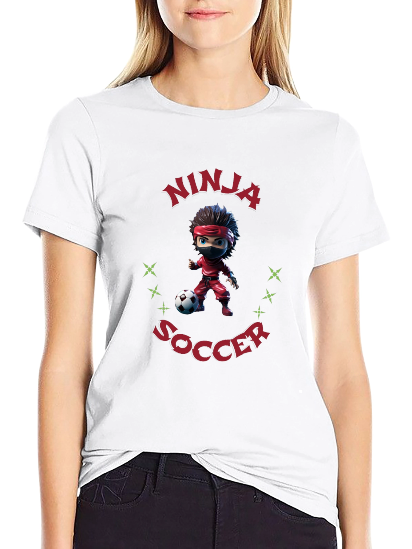 Ninja Soccer Graphic Tee