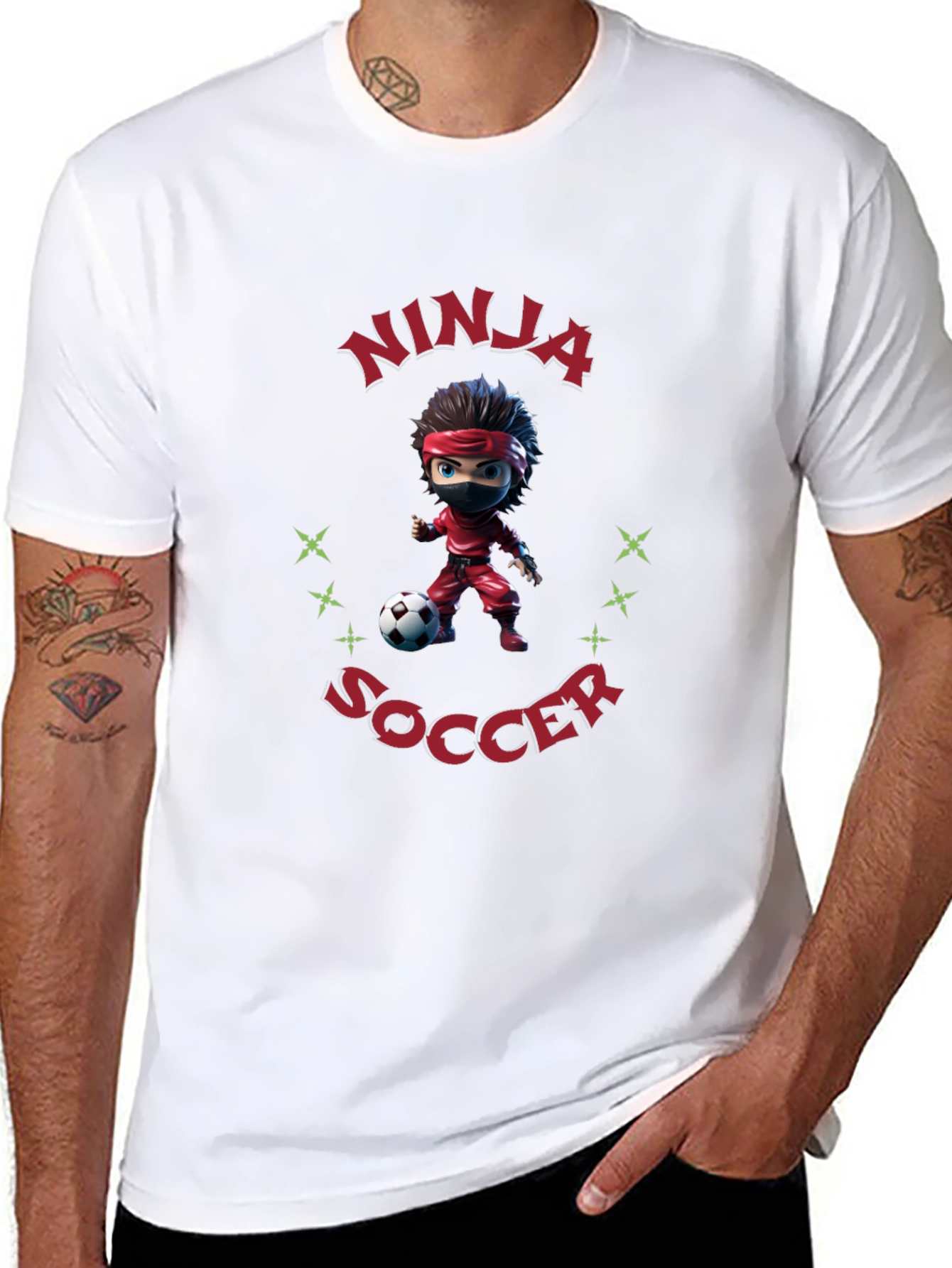 Ninja Soccer Graphic Tee