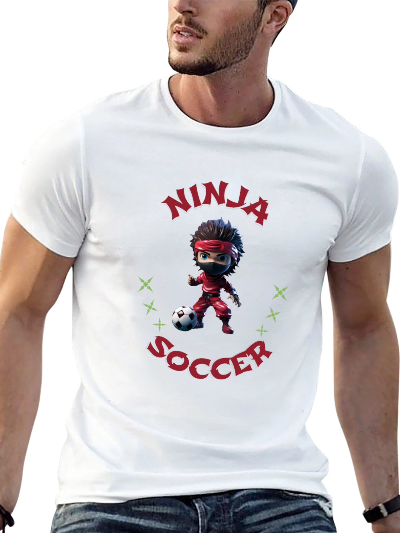 Ninja Soccer Graphic Tee
