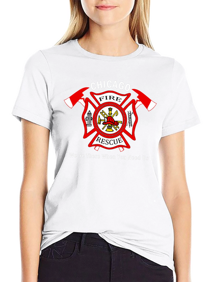 Chicago Fire Rescue Black T-Shirt