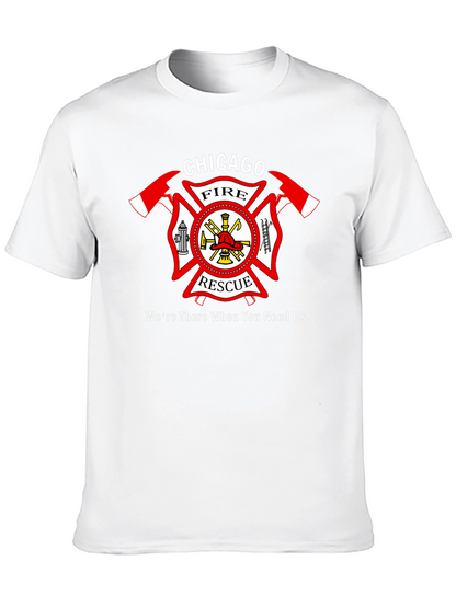Chicago Fire Rescue Black T-Shirt