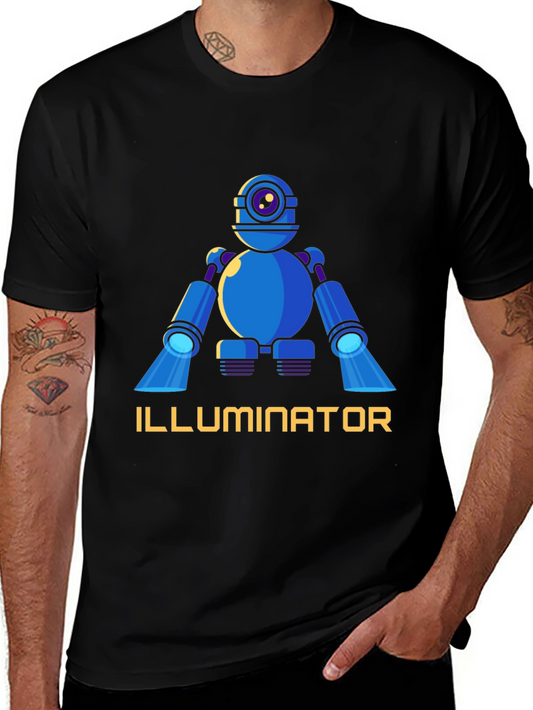 Illuminator Robot Graphic T-Shirt