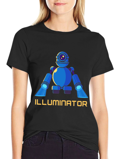 Illuminator Robot Graphic T-Shirt