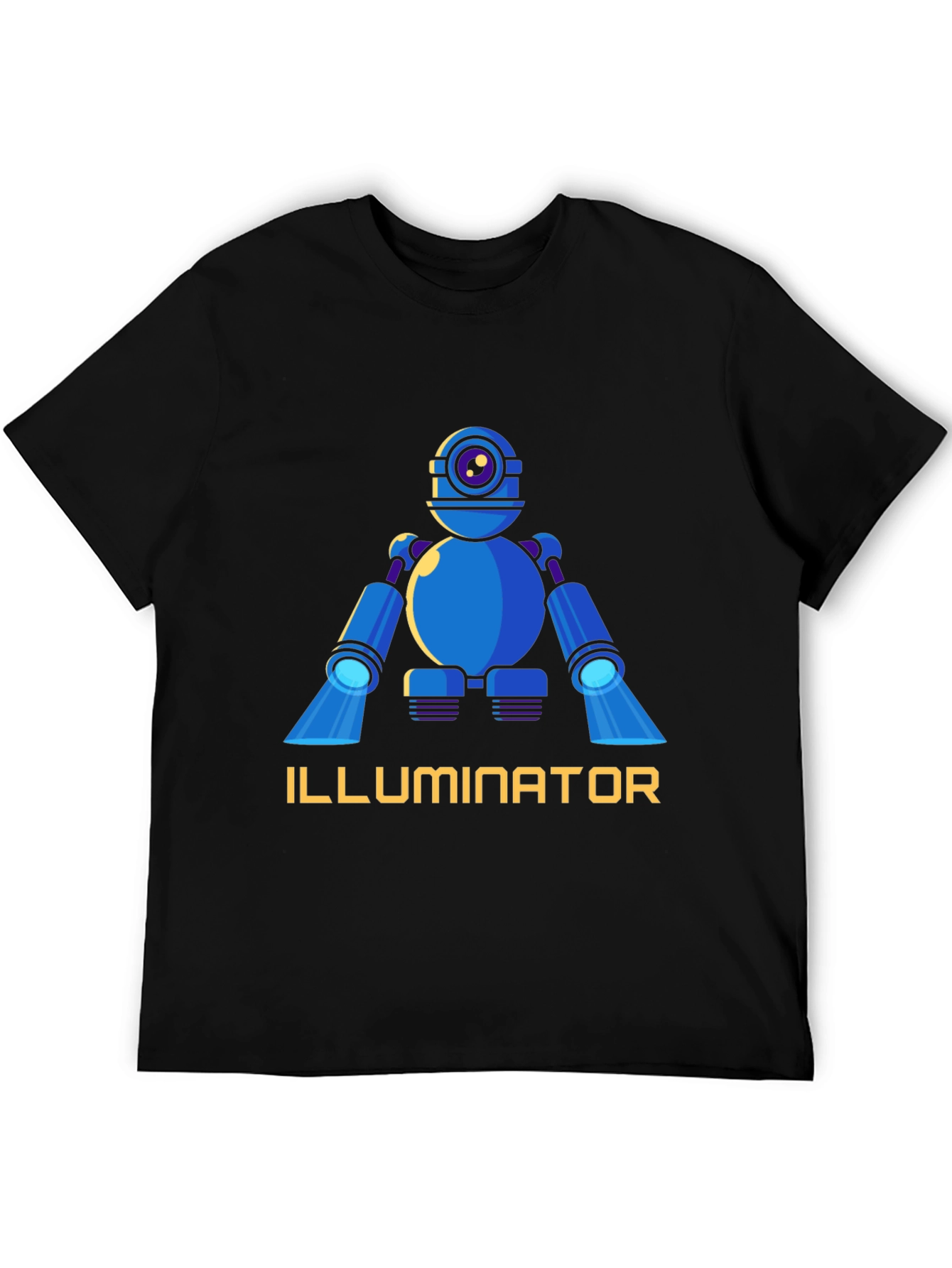 Illuminator Robot Graphic T-Shirt