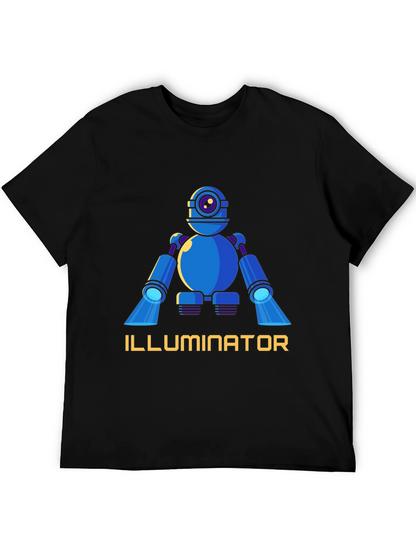Illuminator Robot Graphic T-Shirt