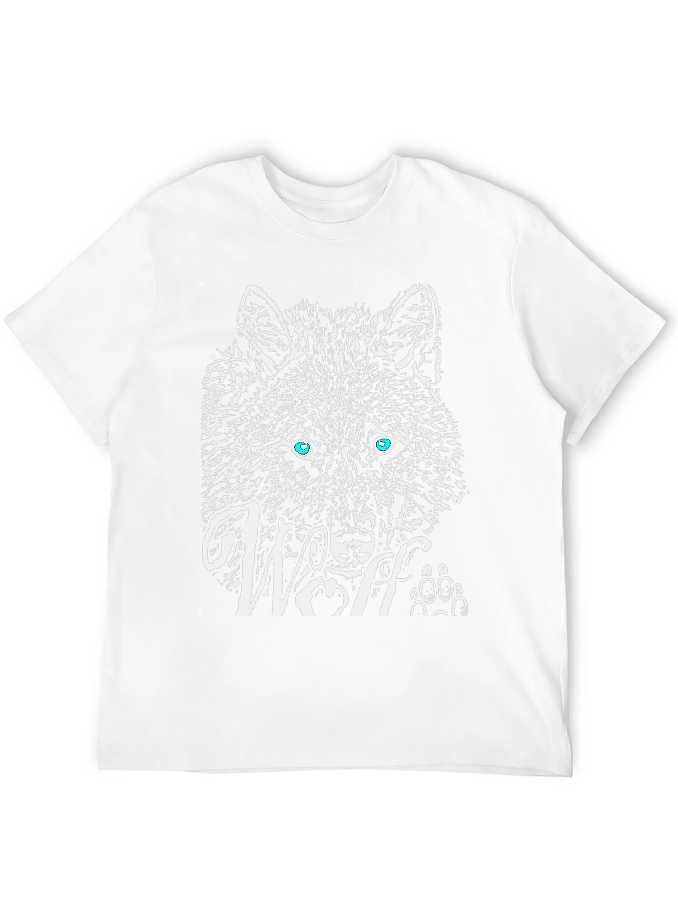 Wolf Graphic T-Shirt - Black Cotton Tee