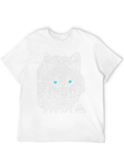 Wolf Graphic T-Shirt - Black Cotton Tee