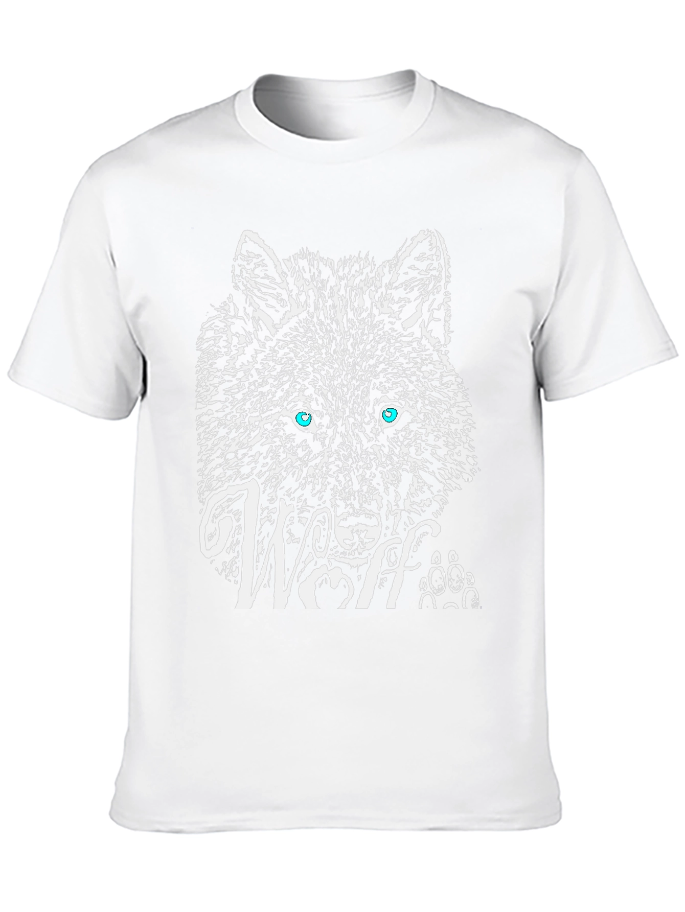 Wolf Graphic T-Shirt - Black Cotton Tee