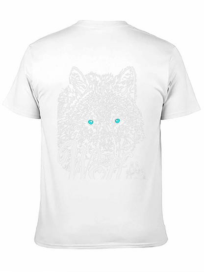 Wolf Graphic T-Shirt - Black Cotton Tee
