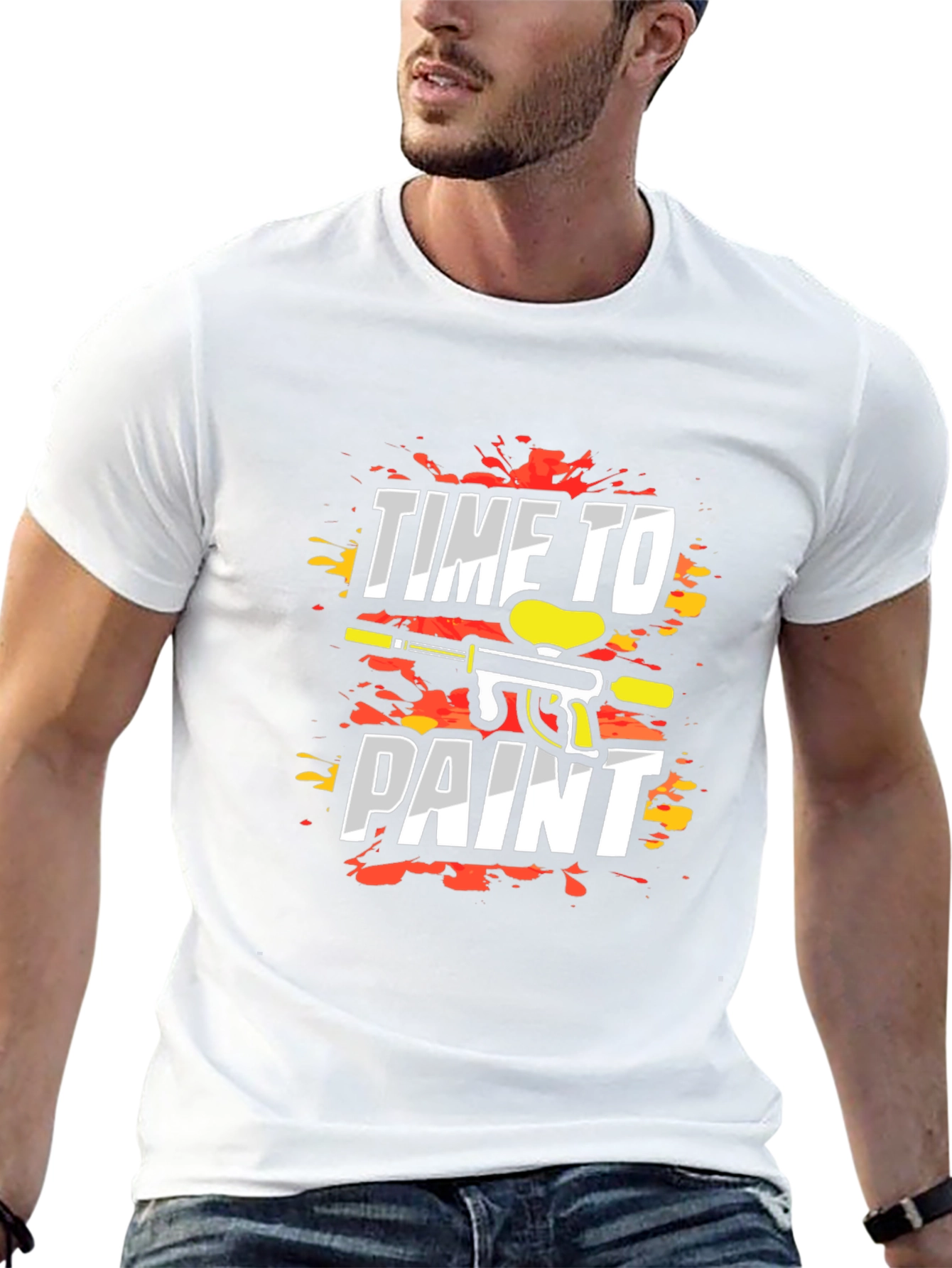 Time to Paint T-Shirt - Paintball Design