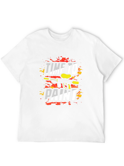 Time to Paint T-Shirt - Paintball Design