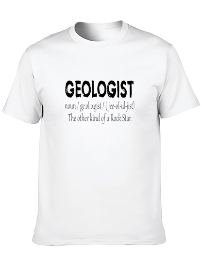 Geologist Rock Star T-Shirt - Funny Geology Gift