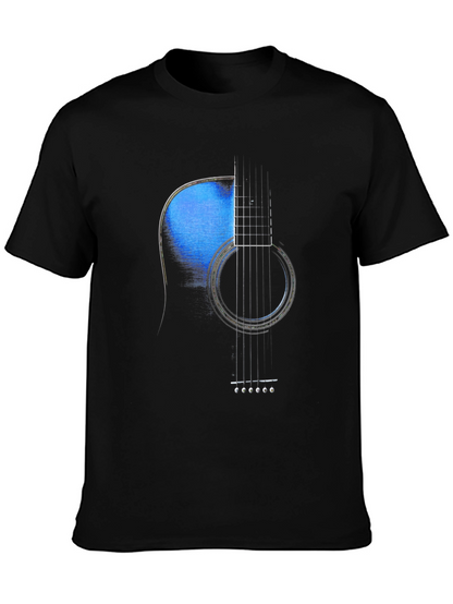 Acoustic Guitar Graphic Tee - Music Lover T-Shirt
