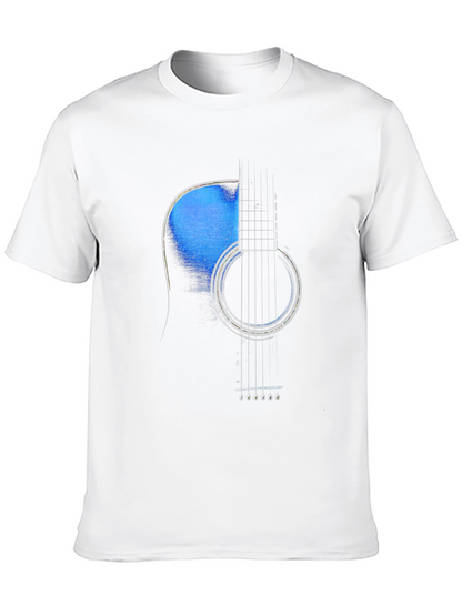 Acoustic Guitar Graphic Tee - Music Lover T-Shirt