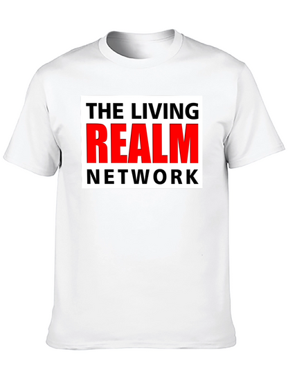 The Living Realm Network Black T-Shirt
