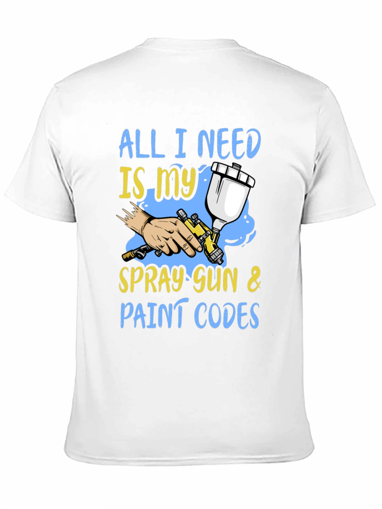Spray Gun & Paint Codes Graphic Tee