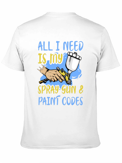 Spray Gun & Paint Codes Graphic Tee