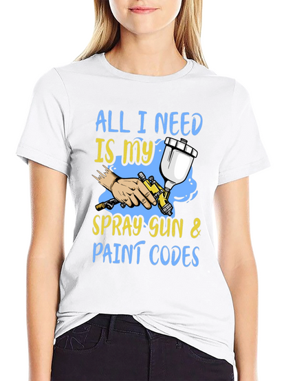 Spray Gun & Paint Codes Graphic Tee