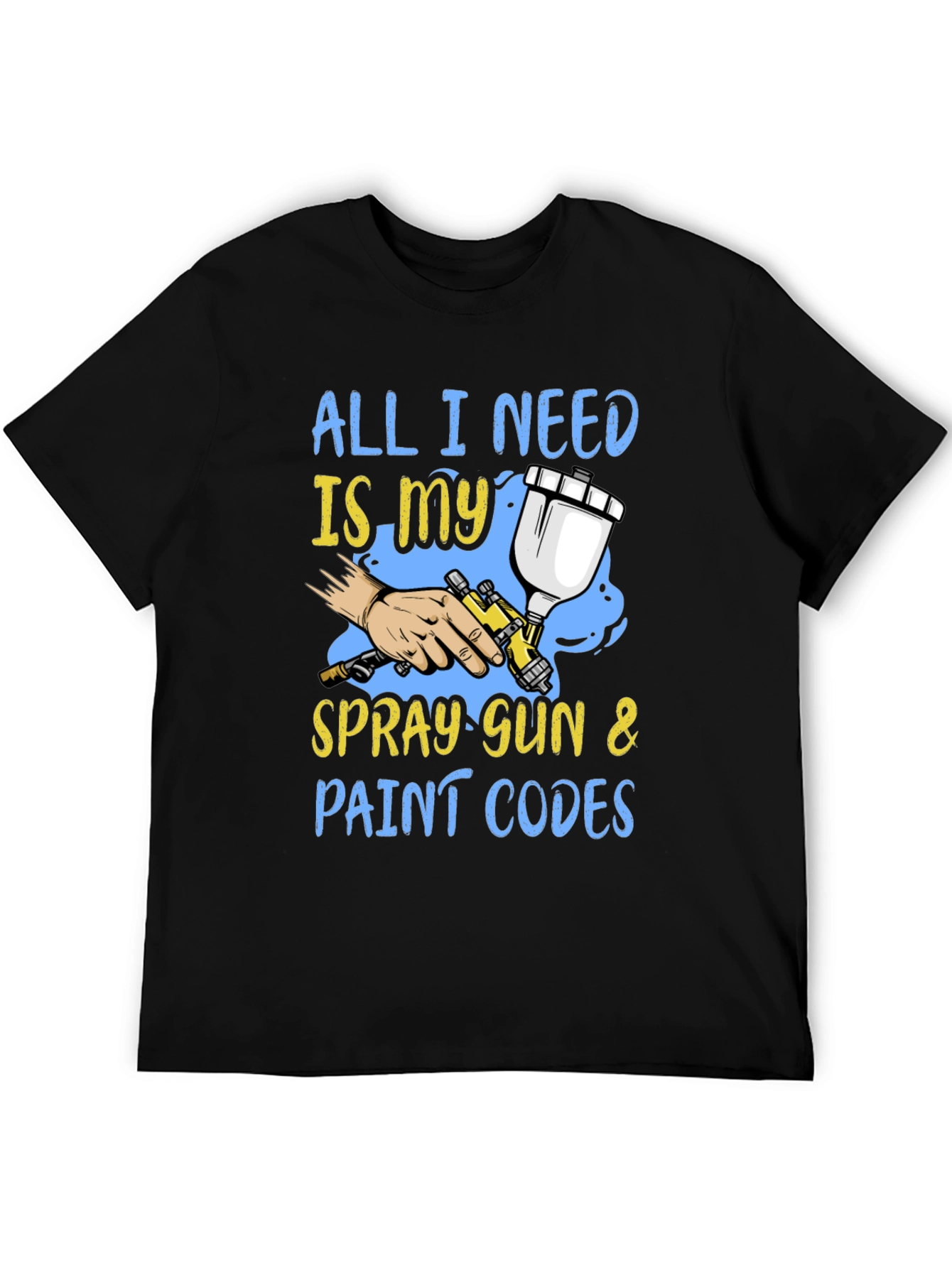Spray Gun & Paint Codes Graphic Tee