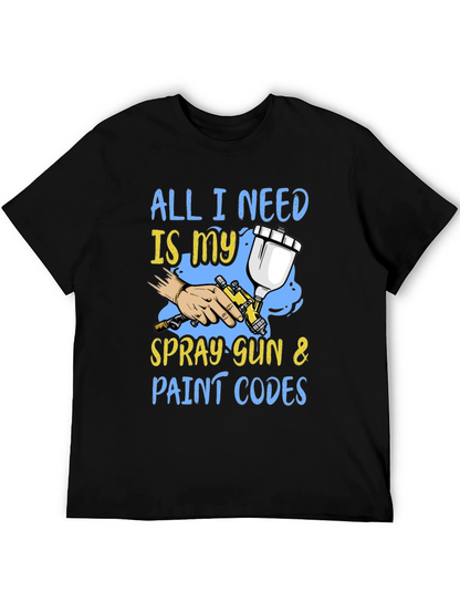 Spray Gun & Paint Codes Graphic Tee