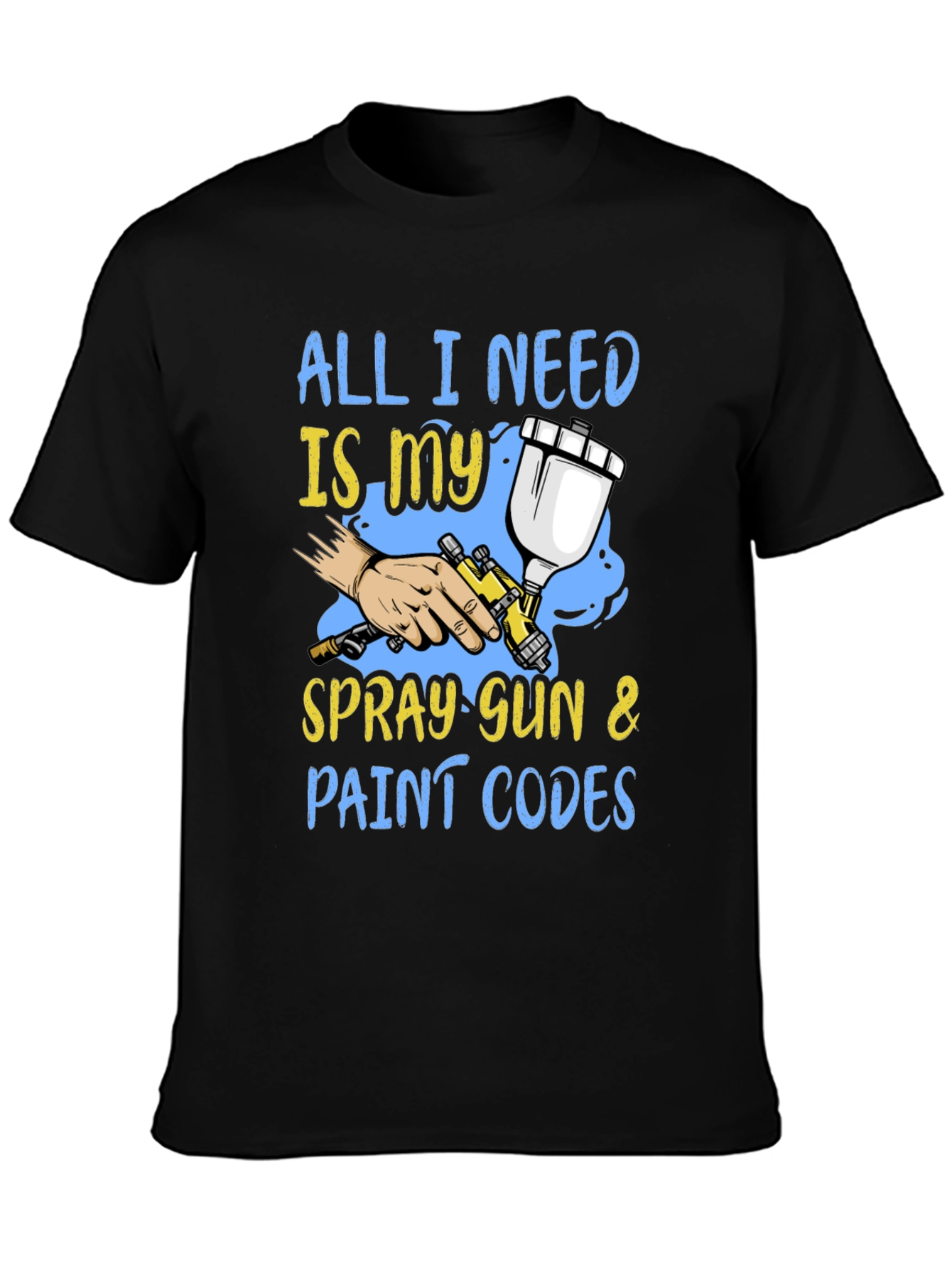 Spray Gun & Paint Codes Graphic Tee