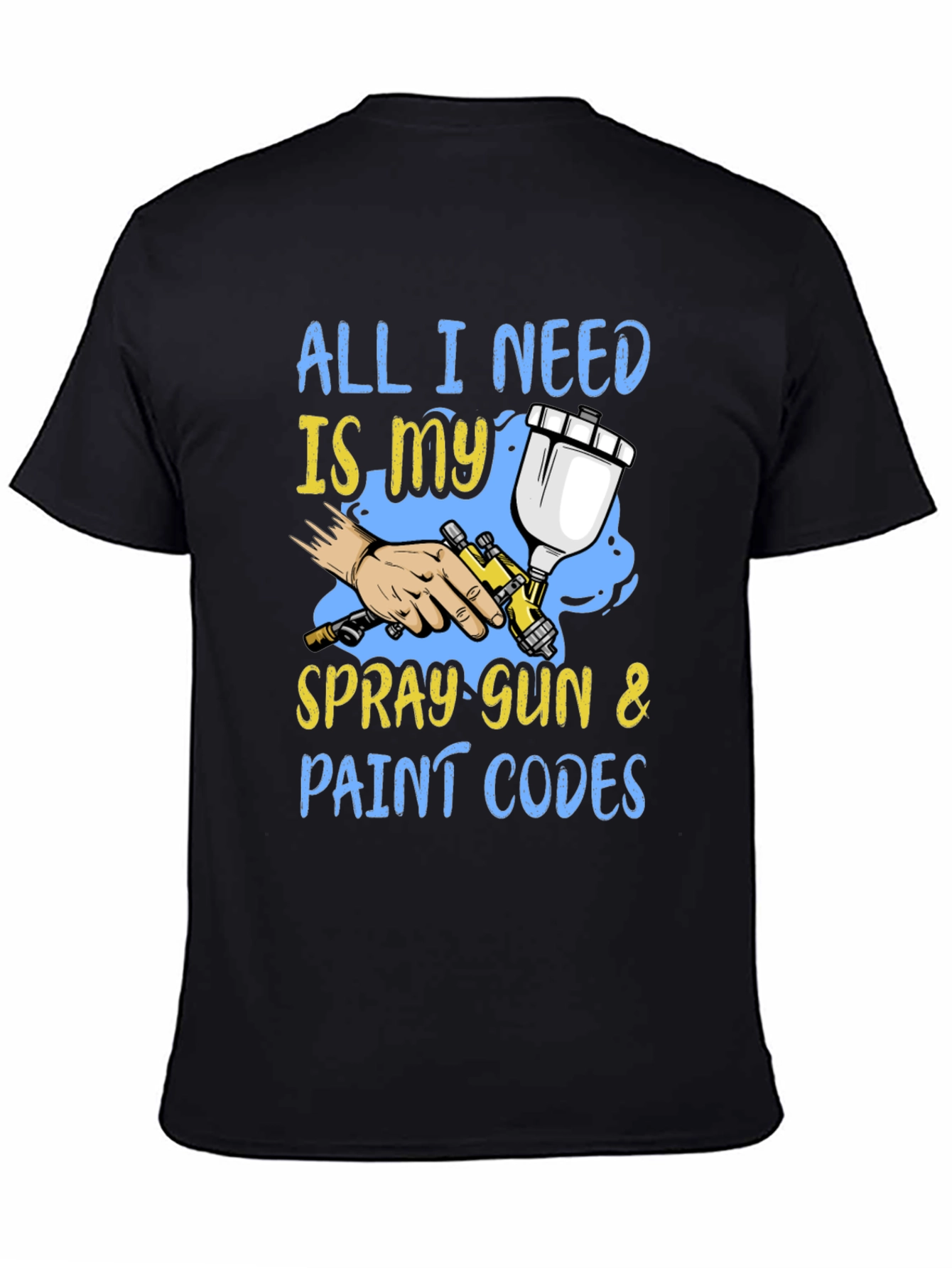 Spray Gun & Paint Codes Graphic Tee