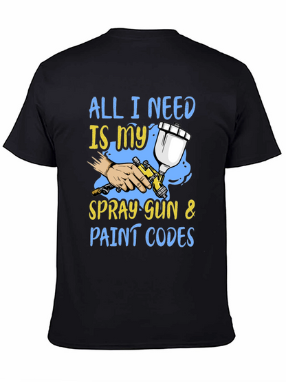 Spray Gun & Paint Codes Graphic Tee