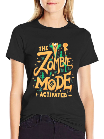 Zombie Mode Activated Graphic T-Shirt