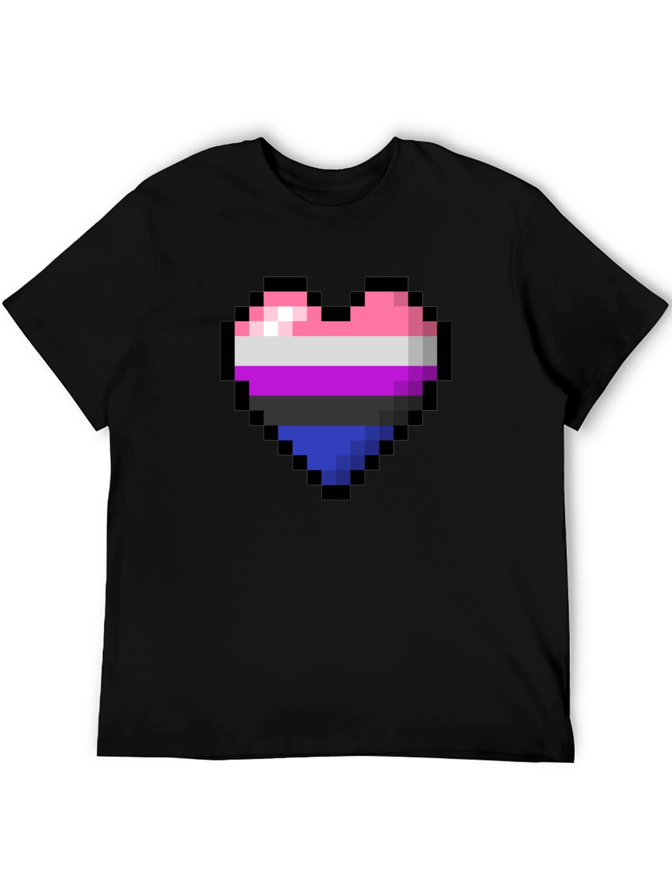 Omnisexual Pixel Heart Graphic Tee - Pride Shirt