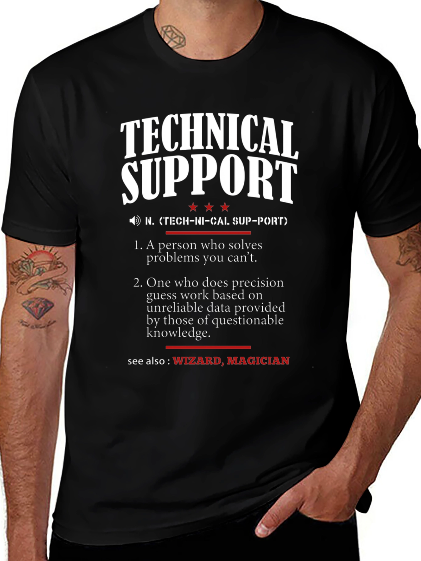 Technical Support Definition Graphic Tee