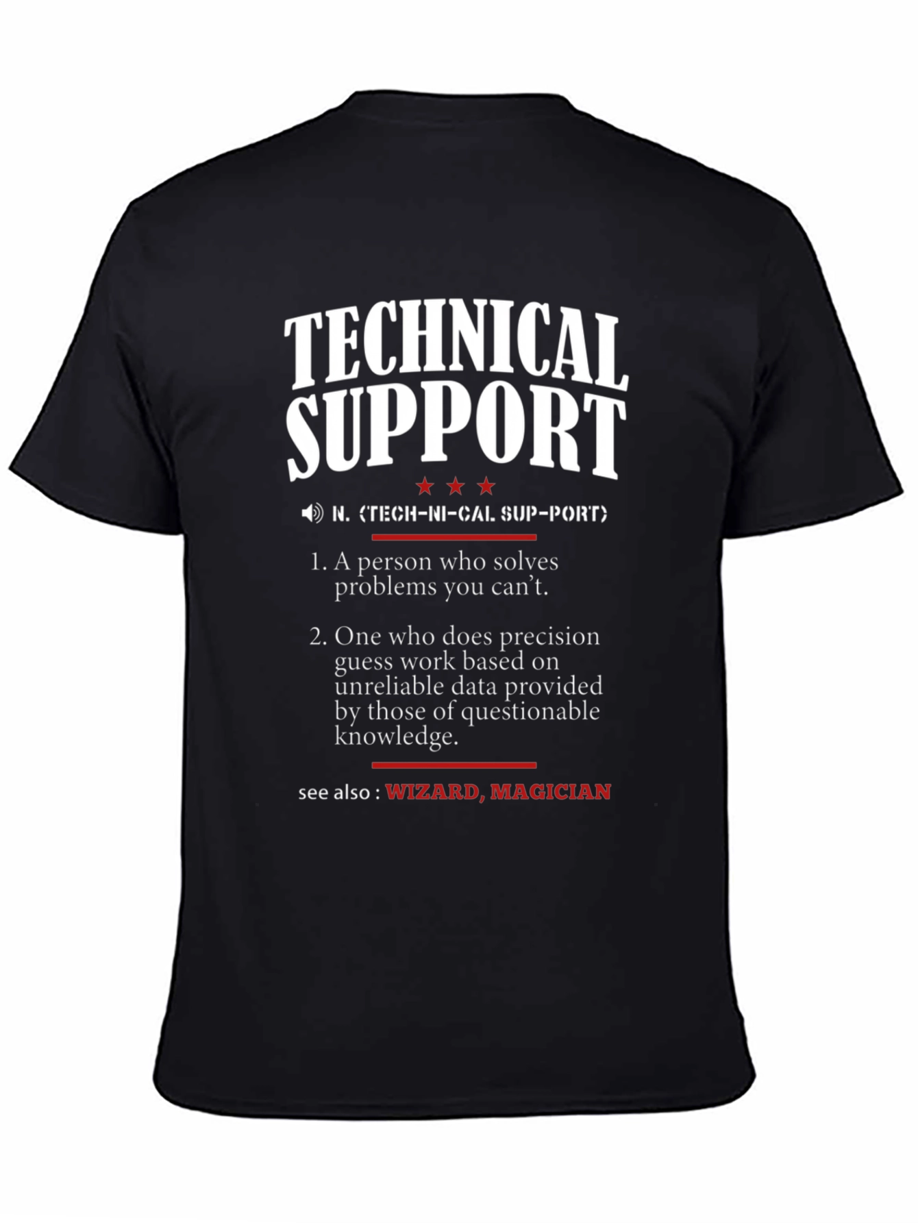 Technical Support Definition Graphic Tee