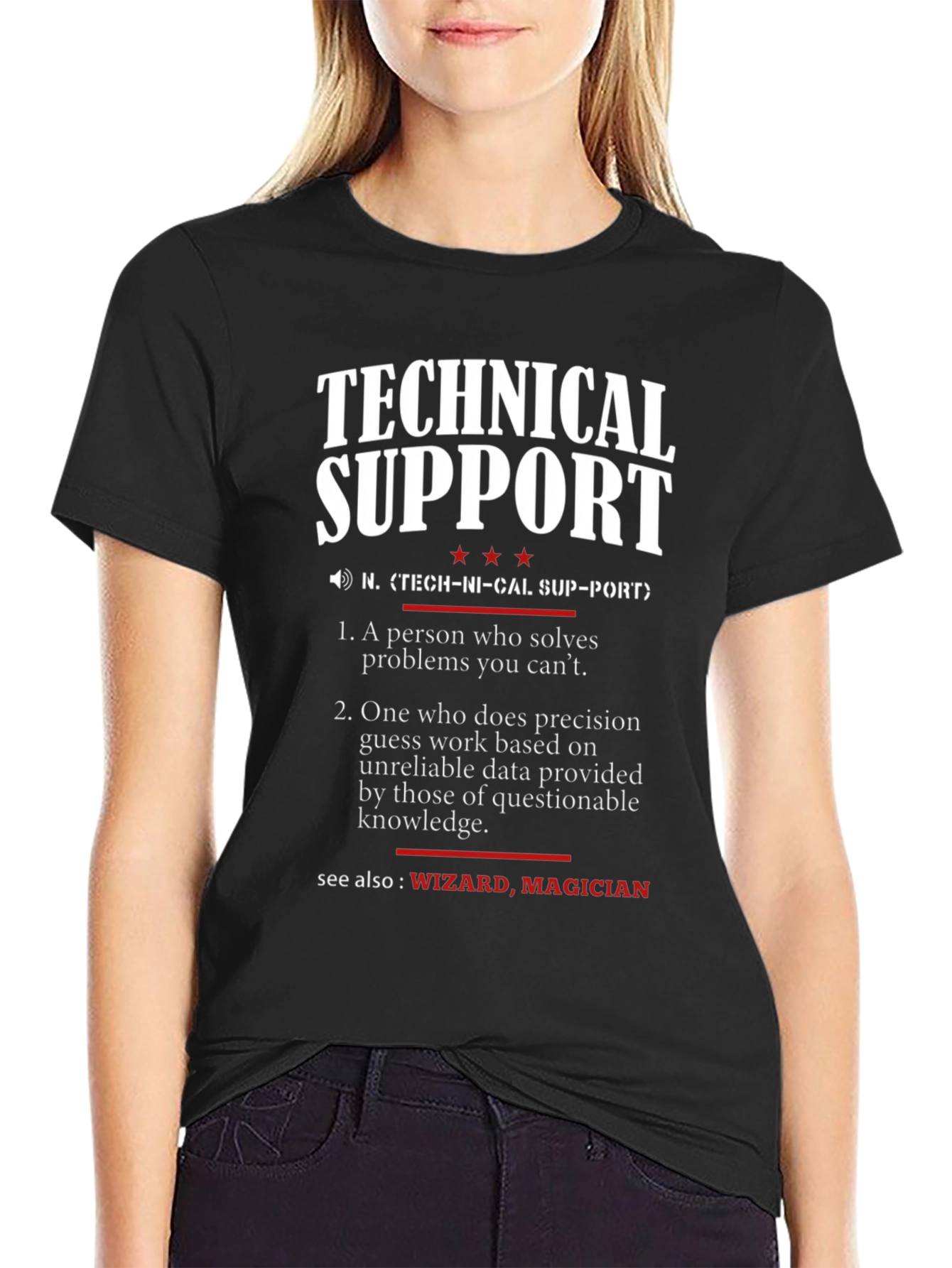 Technical Support Definition Graphic Tee