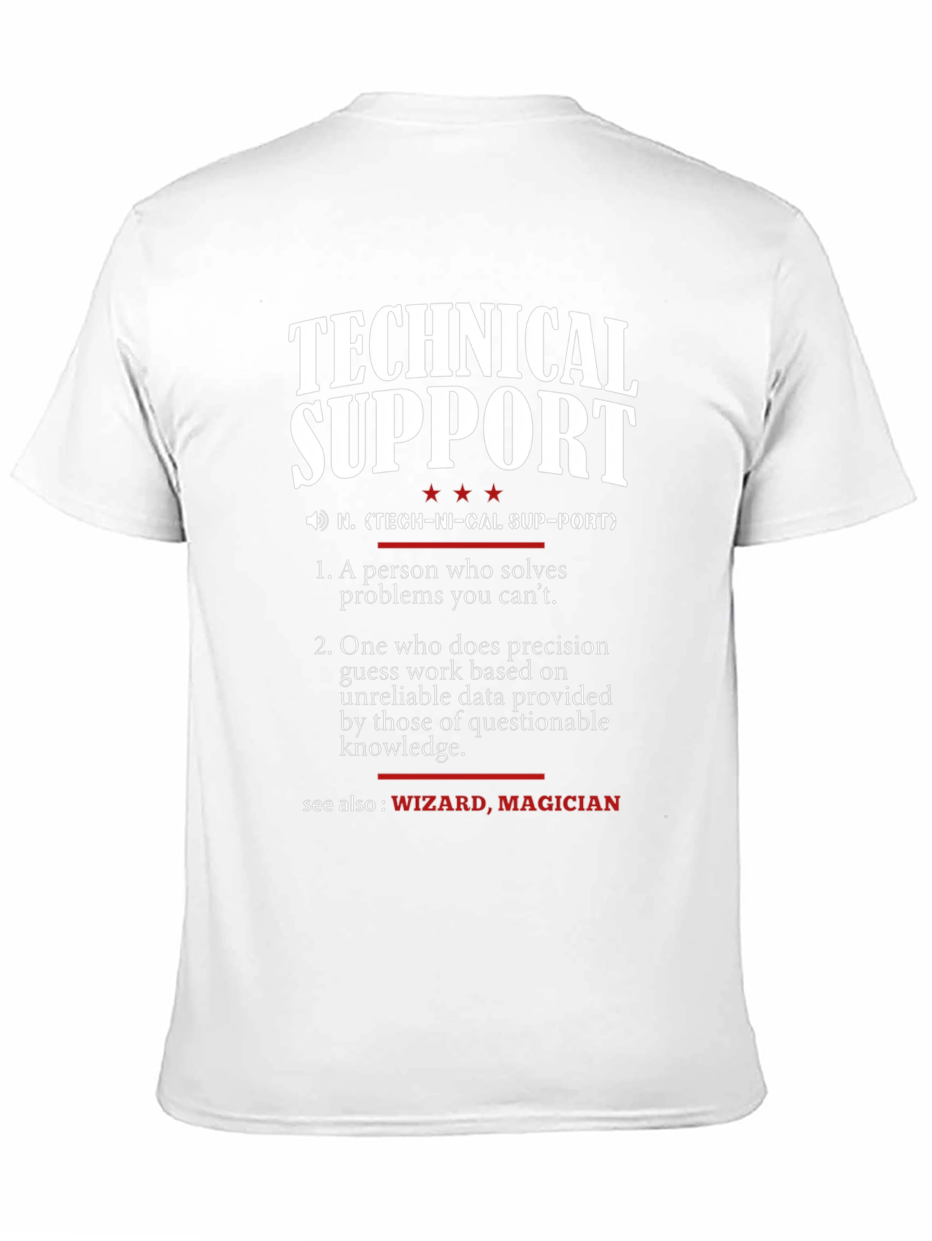 Technical Support Definition Graphic Tee