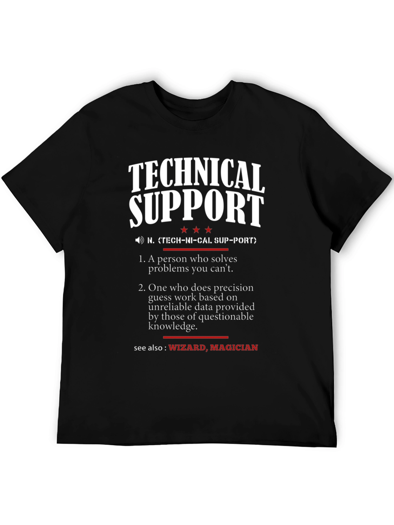 Technical Support Definition Graphic Tee