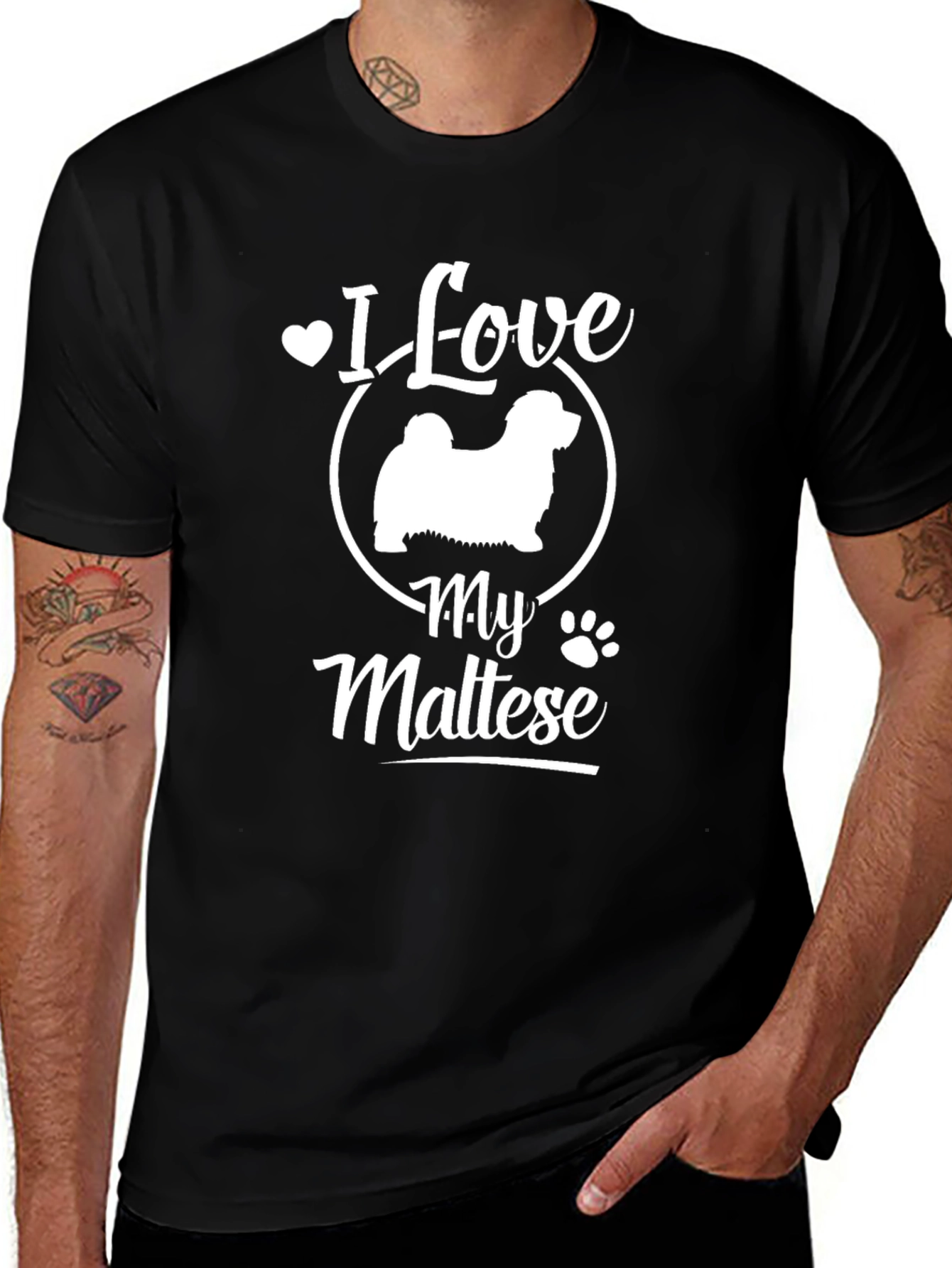 I Love My Maltese T-Shirt