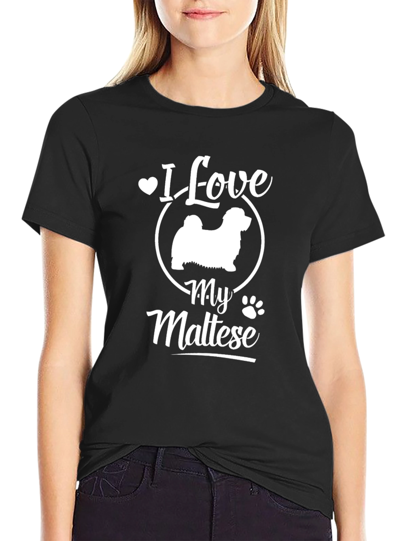 I Love My Maltese T-Shirt