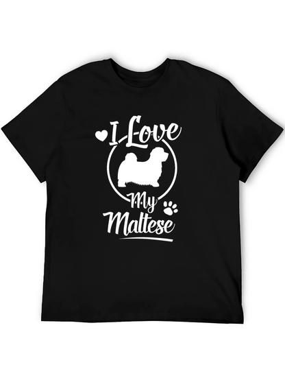 I Love My Maltese T-Shirt