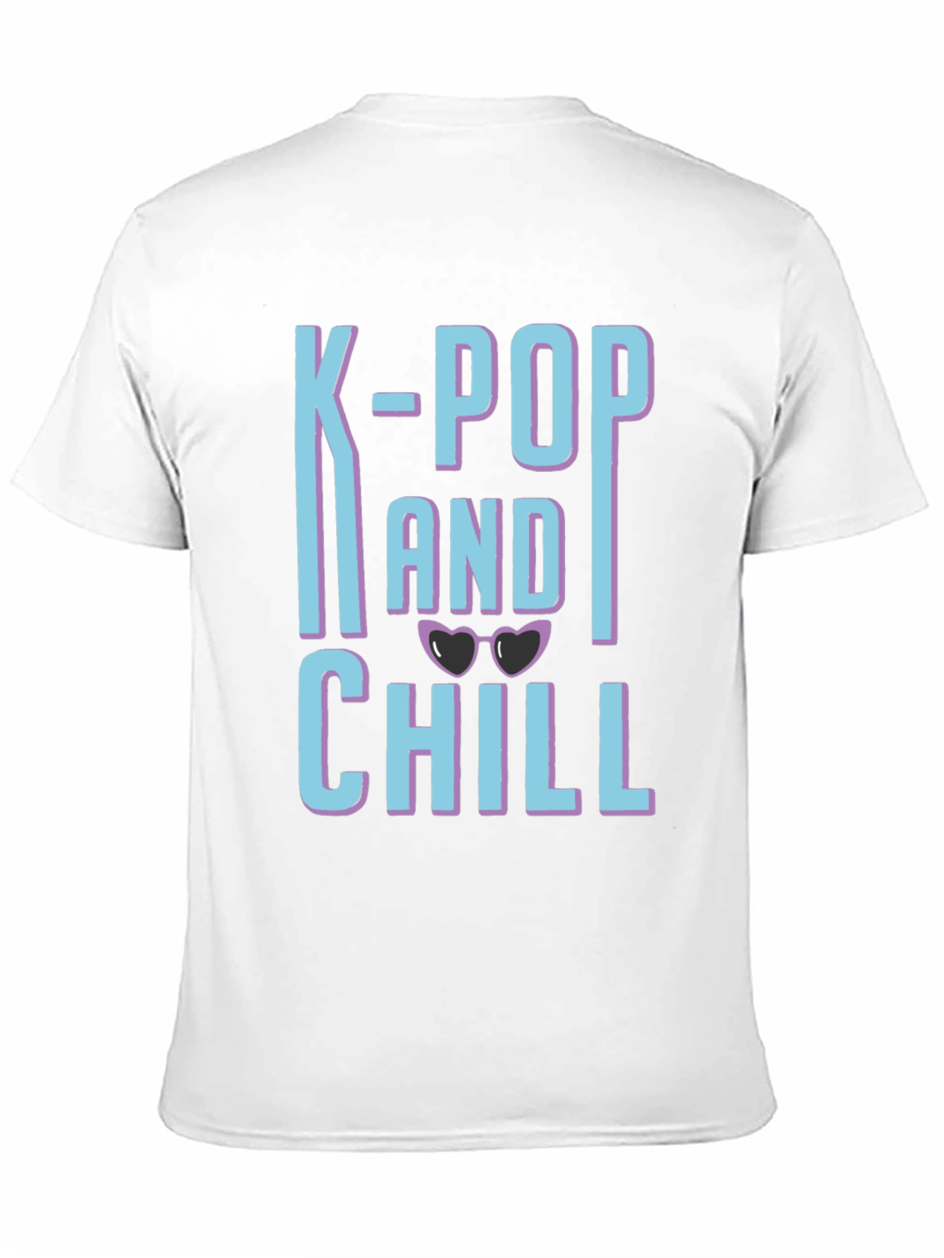 K-Pop and Chill Graphic Tee - Black