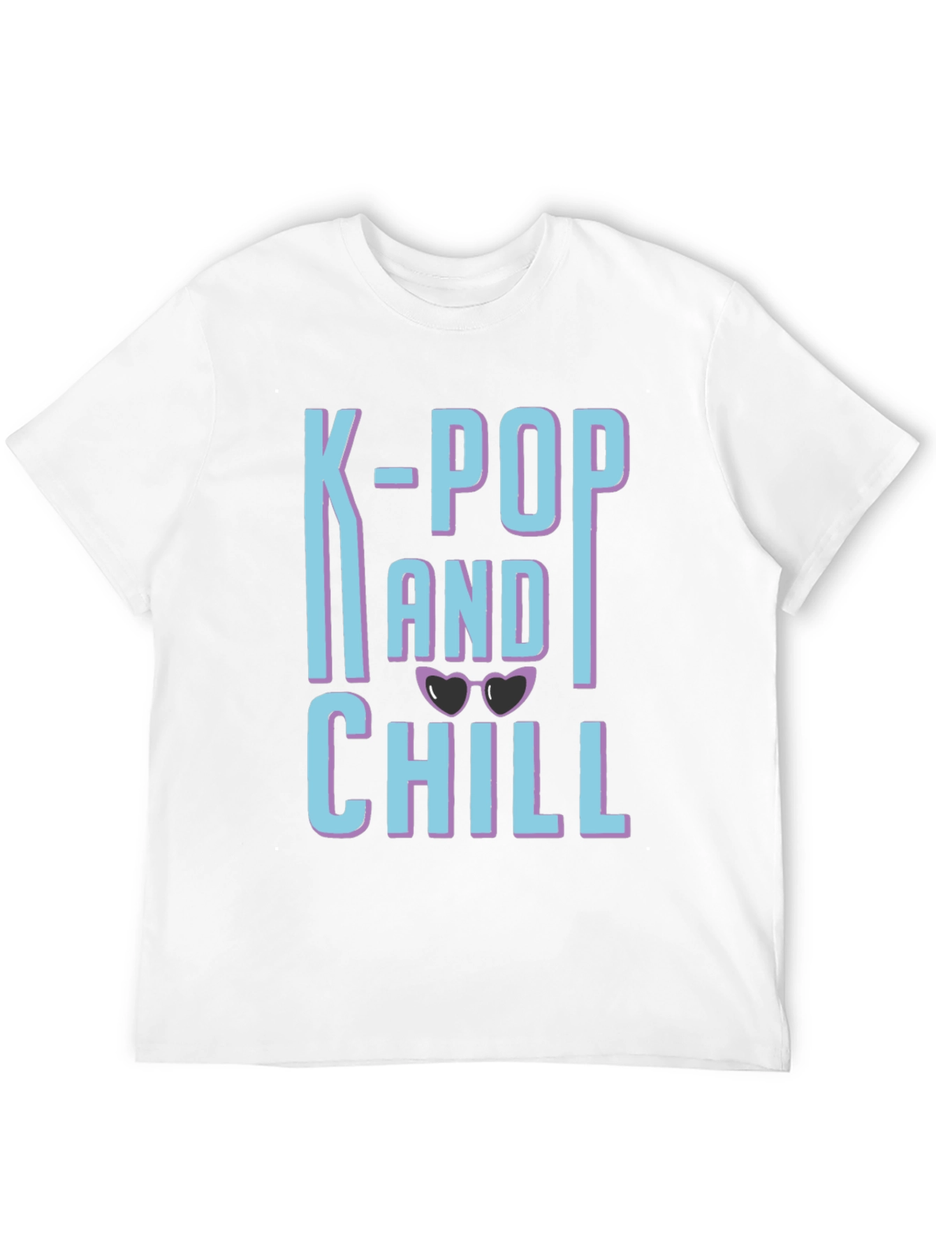 K-Pop and Chill Graphic Tee - Black