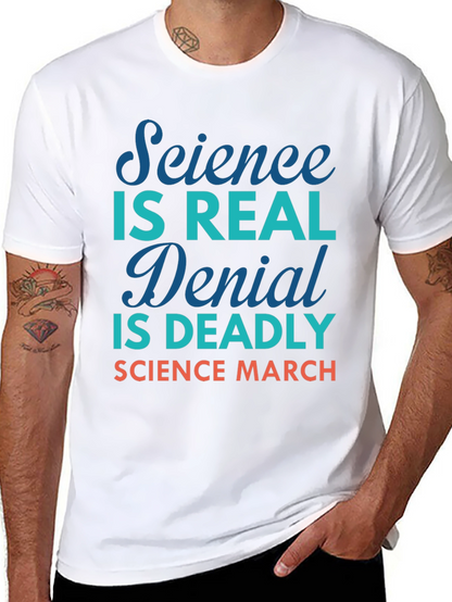 Science is Real Graphic T-Shirt