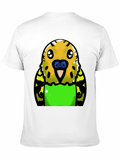 Budgie Cartoon Graphic T-Shirt
