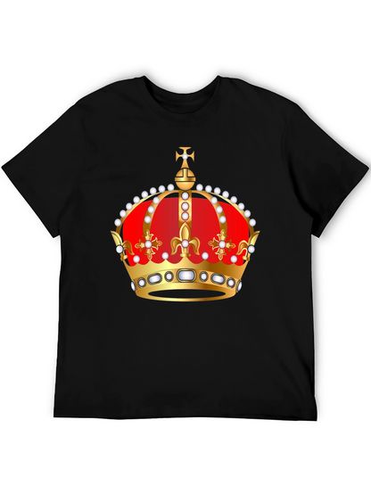 Crown Graphic Tee - Royal Style T-Shirt